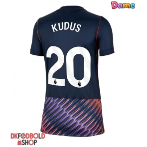 Tottenham Hotspur Mohammed Kudus #20 Udebanetrøje Dame 2026-27 Kort ærmer